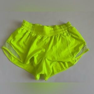 Lululemon Neon Yellow Women’s Active Shorts size 6